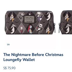 Disney Parks Nightmare Before Christmas exclusive Loungefly Wallet NWT